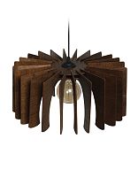 Светильник подвесной (Люстра) Мелодия Света "Грани" Грейт-Лофт 220В E27 Коричневый картинка 